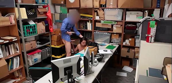  Babe is punished and fucked by officer